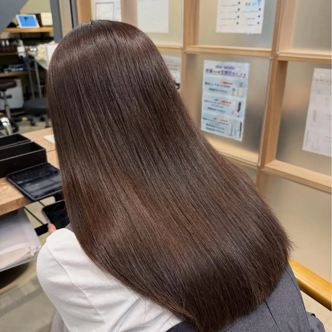 ロング カラー ヘアカラー 梅田 拓実のヘアスタイル