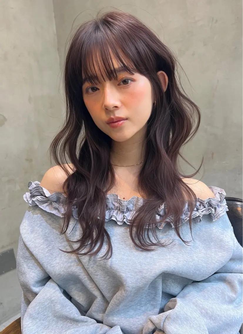 セミロング カラー 🪇髪質改善/透明感 カラー🪇RIOのヘアスタイル