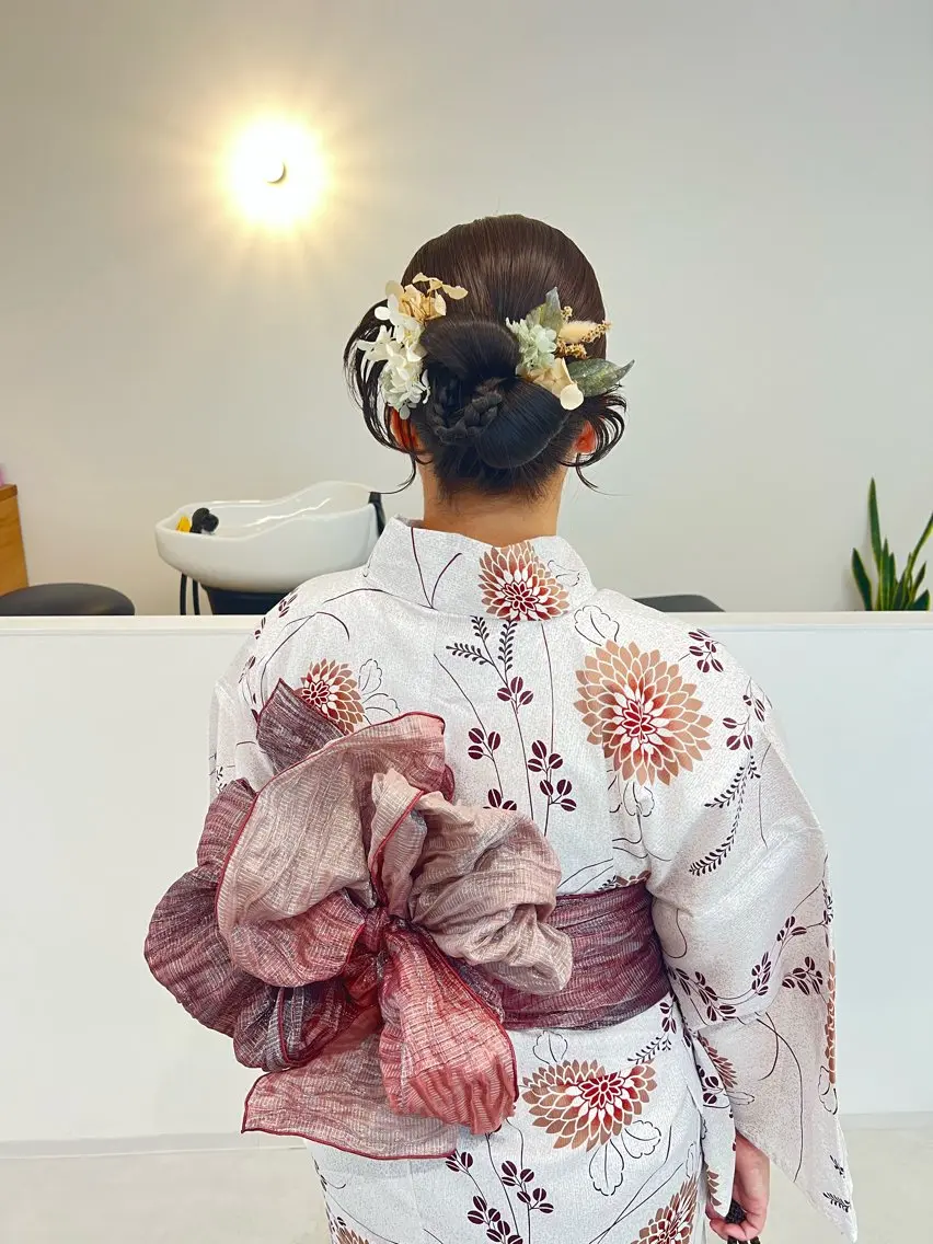 着付け yu koのヘアスタイル