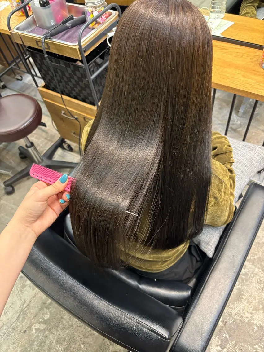 カラー グレージュ オリーブグレージュ オリーブグレー ヘアカラー トリートメント 🐰メンズカット 募集中/ゆな🐰のヘアスタイル