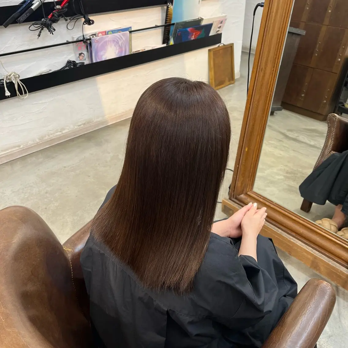 ミディアム カラー ヘアカラー 東深津、駅家/ モデル募集中/わかなのヘアスタイル
