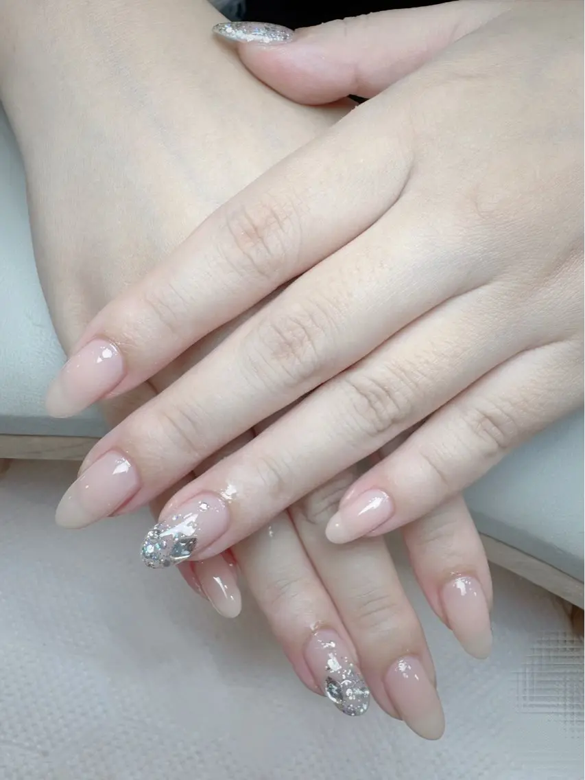ネイル HOSHINO NAIL_長さだしのネイルデザイン