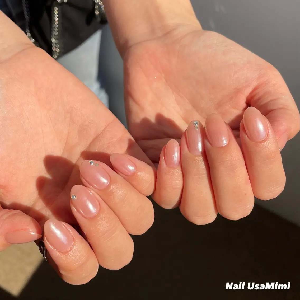 ネイル オーロラネイル 本町ネイルNail UsaMimiのネイルデザイン