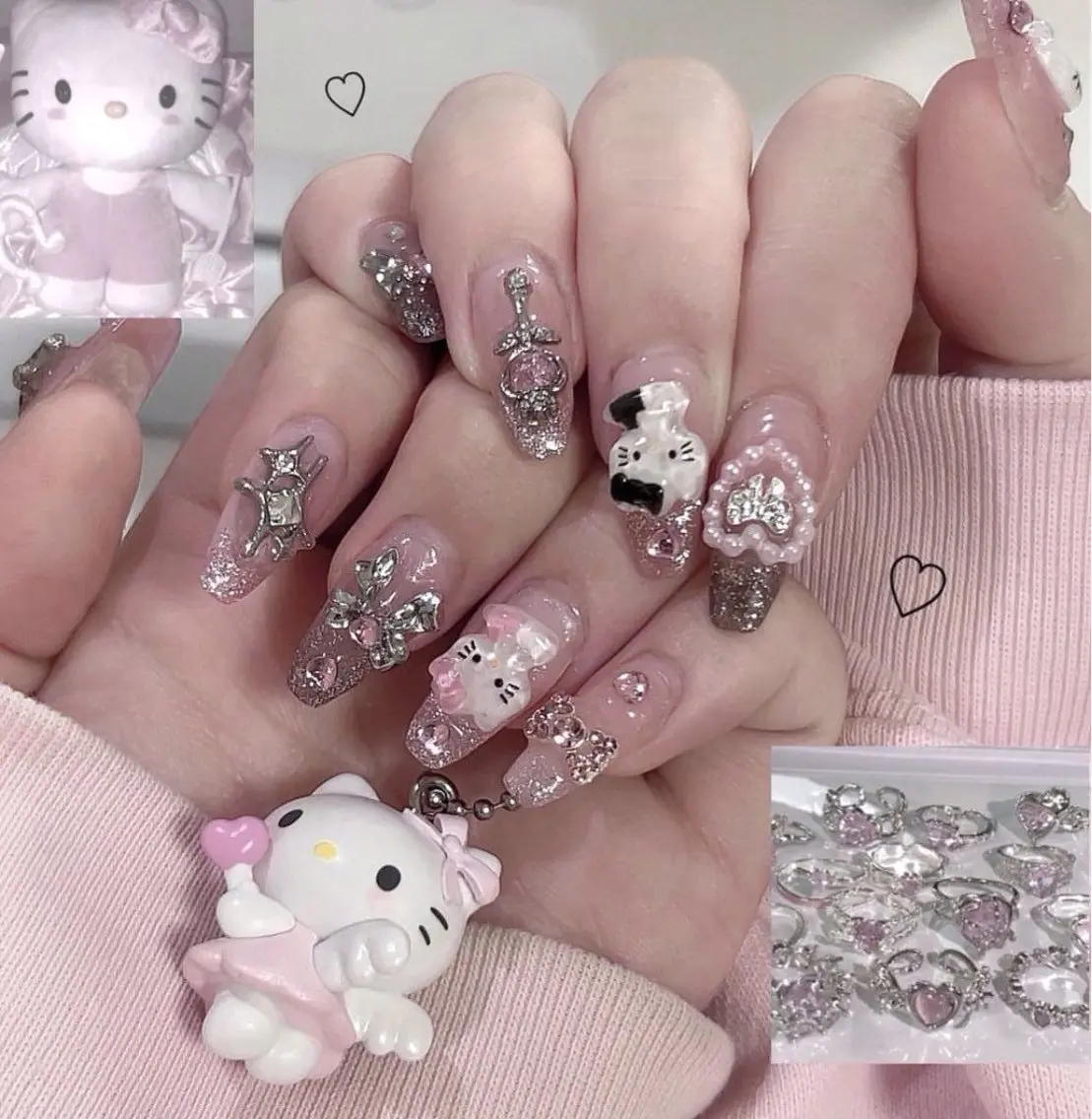 ネイル アートネイル フラワーネイル ジェルネイル キラキラネイル 韓国ネイル ハンドネイル Nova Nail Studioのネイルデザイン