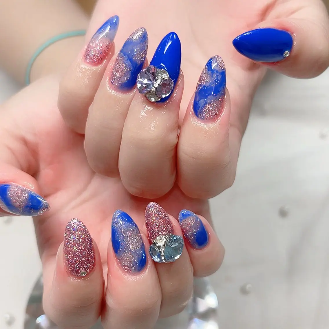 ネイル フットネイル ラメ(グリッター) Cute Tips nailのネイルデザイン
