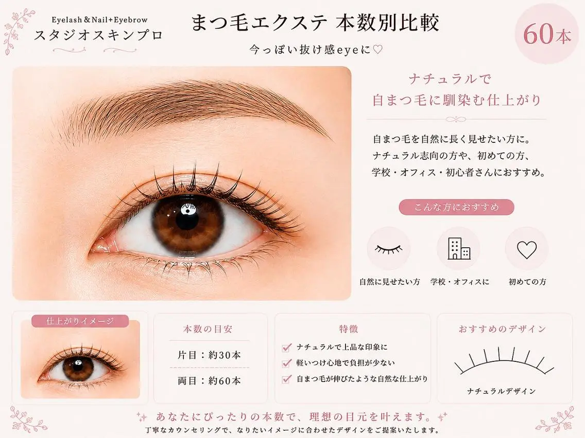 マツエク・マツパ マツエク Eyelash 予約受付スキンプロのマツエク・マツパデザイン