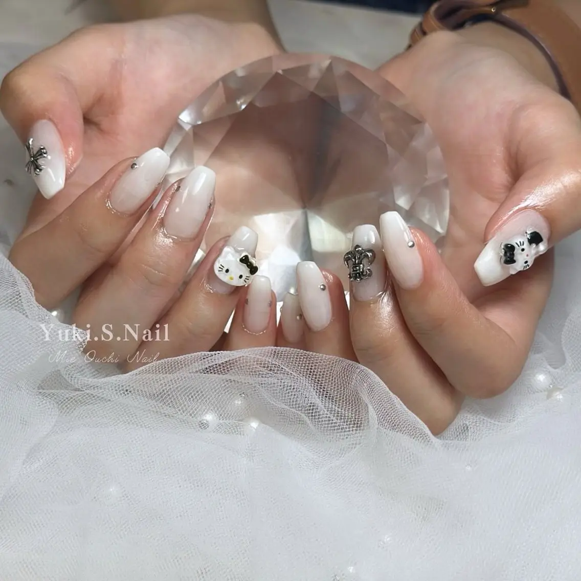 ロング ハンドネイル Yuki S.Nailのネイルデザイン