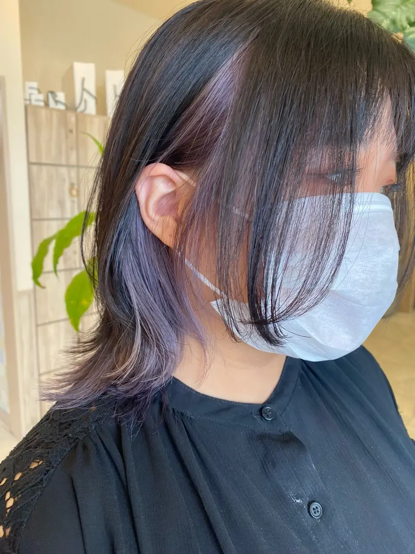 ミディアム カラー GRANDEUR やまだかなのヘアスタイル