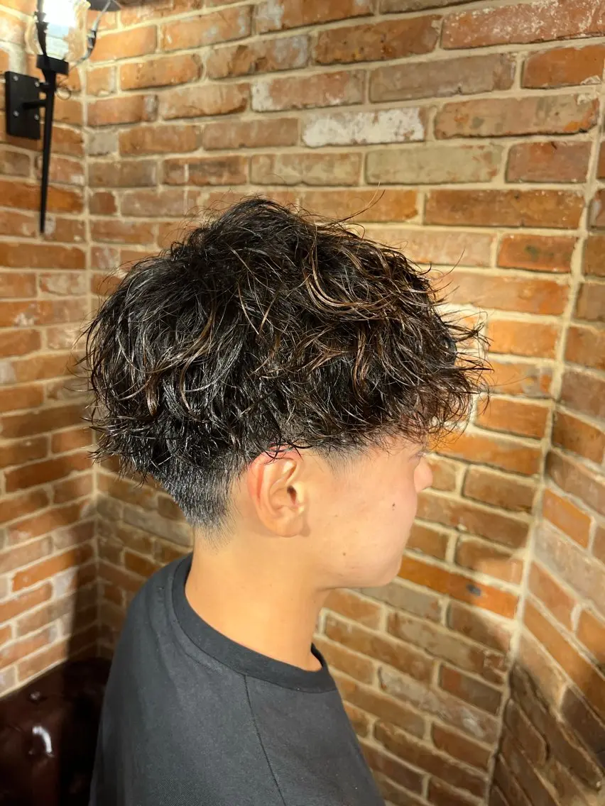 パーマ メンズ メンズパーマ 工藤 千織のヘアスタイル