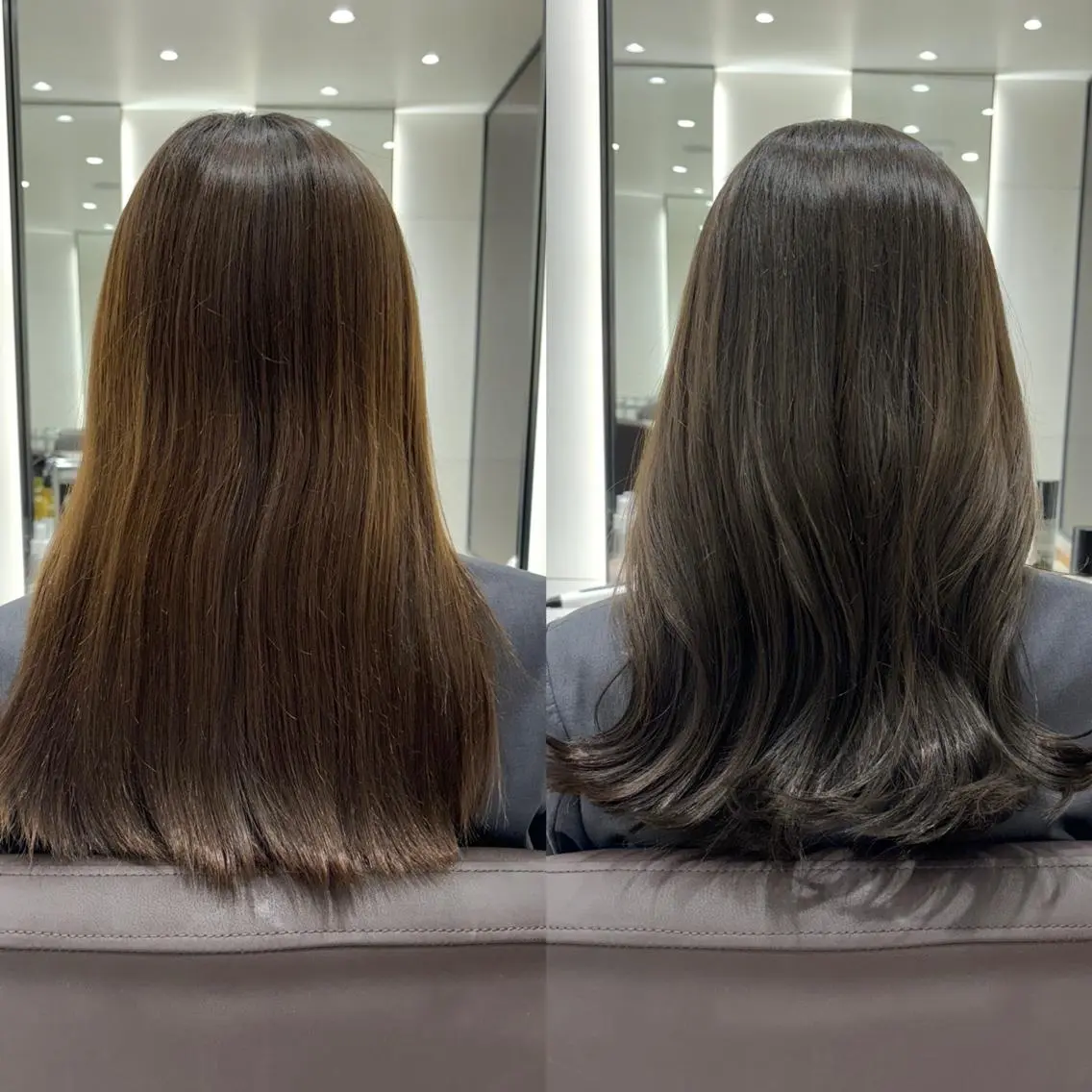 ミディアム EIGHT plum TOKIOリミテッドのヘアスタイル