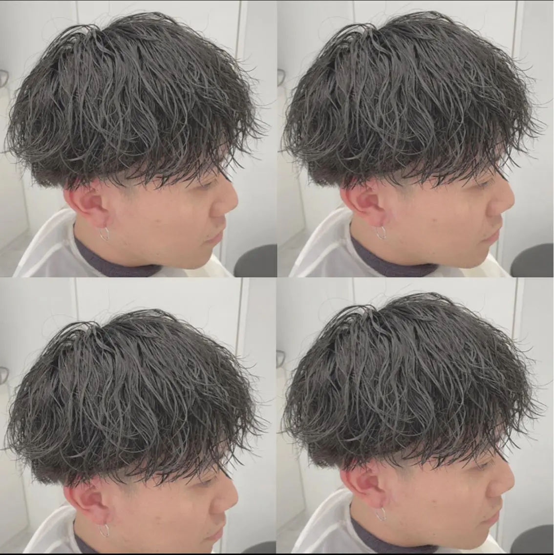 ミディアム カラー パーマ ヘアアレンジ メンズ キッズ カット パーマ ヘアセット メンズ特化美容師 aiの眉毛・アイブロウイメージ