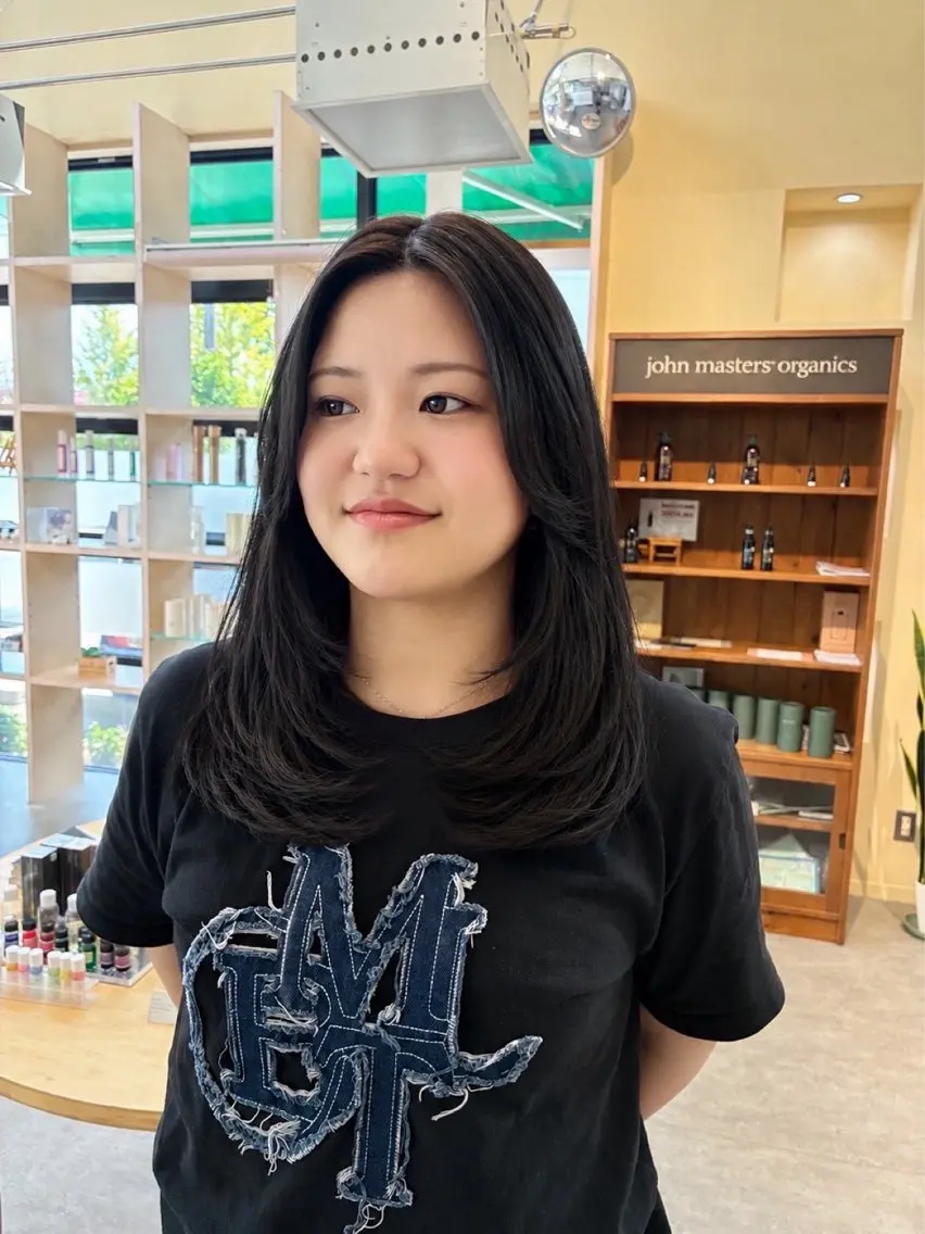 カラー レイヤーカット🍀 さとのヘアスタイル
