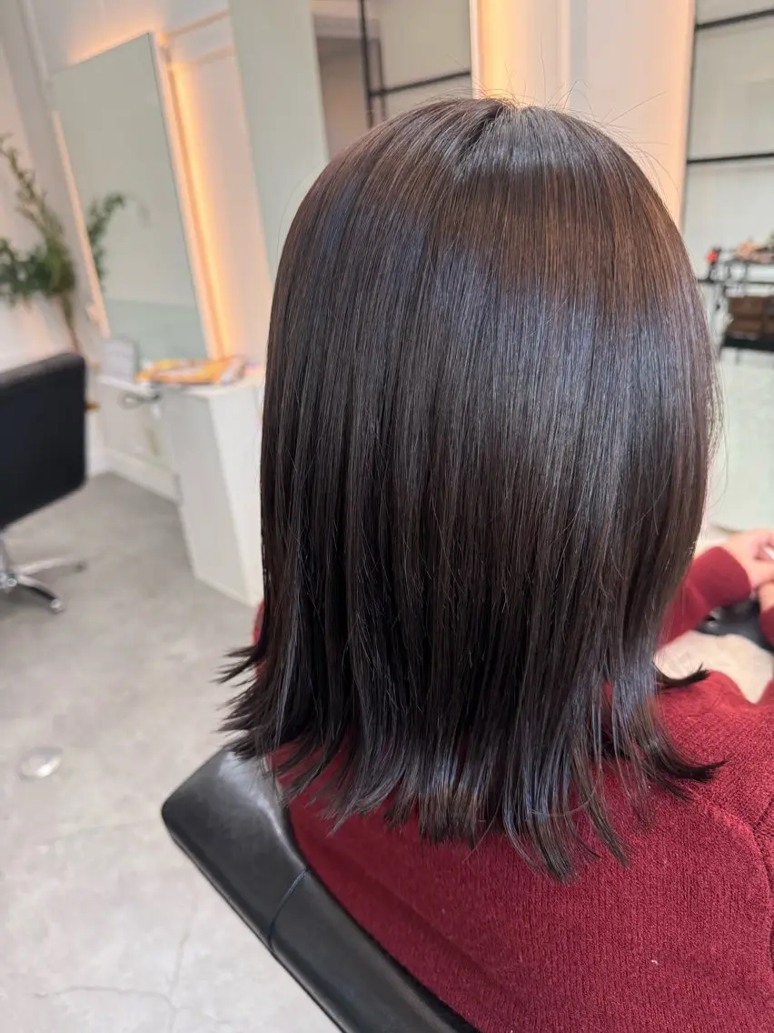 ミディアム カラー ヘアカラー Queens Yukikoのヘアスタイル