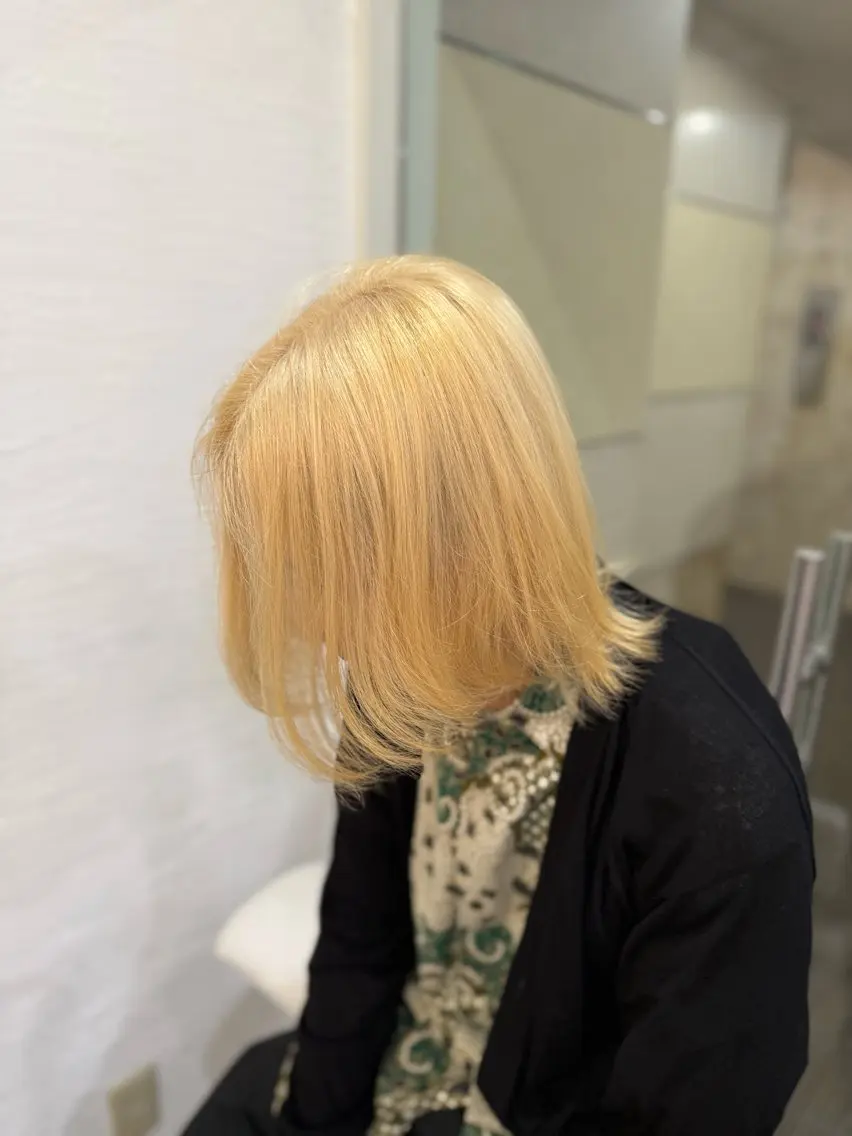 ミディアム カラー 河野 大輝のヘアスタイル