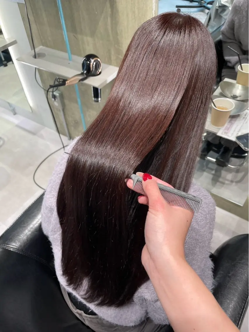 ロング カラー 髪質改善 Lino nanaのヘアスタイル