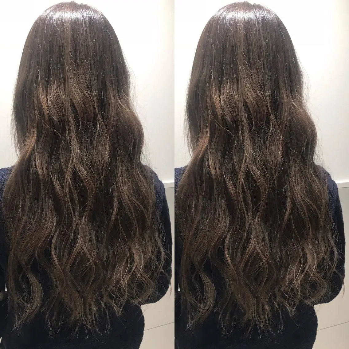 ロング カラー 小栗 麻衣のヘアスタイル
