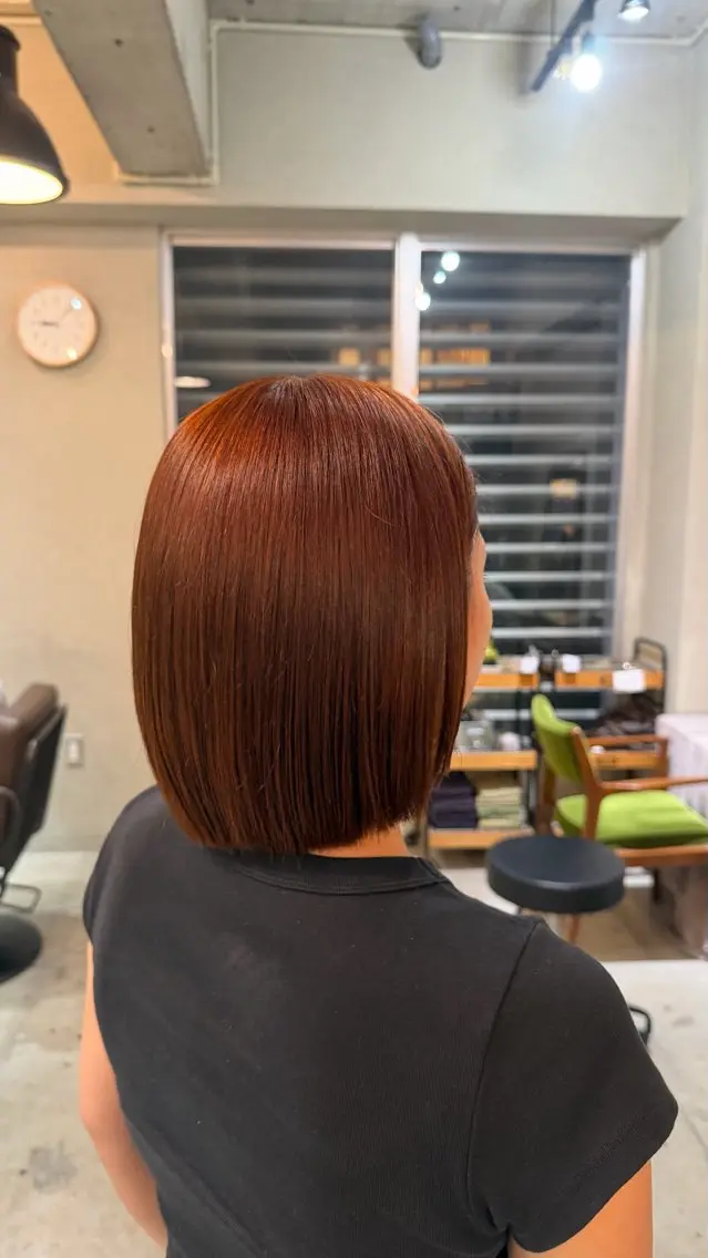 ミディアム カラー ヘアカラー ruup  Aru みさきのヘアスタイル