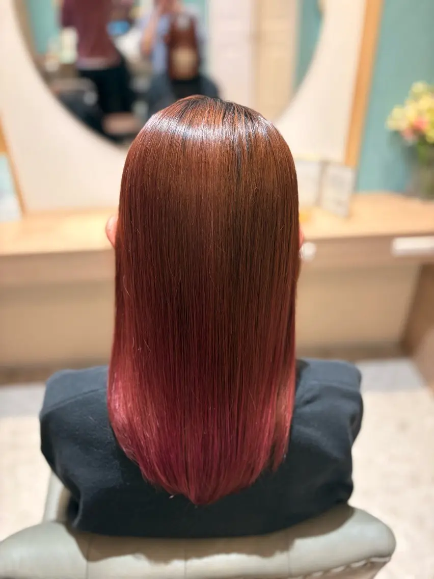 セミロング カット 縮毛矯正 トリートメント 🌸ꜱᴀɴᴀ 🌸のヘアスタイル