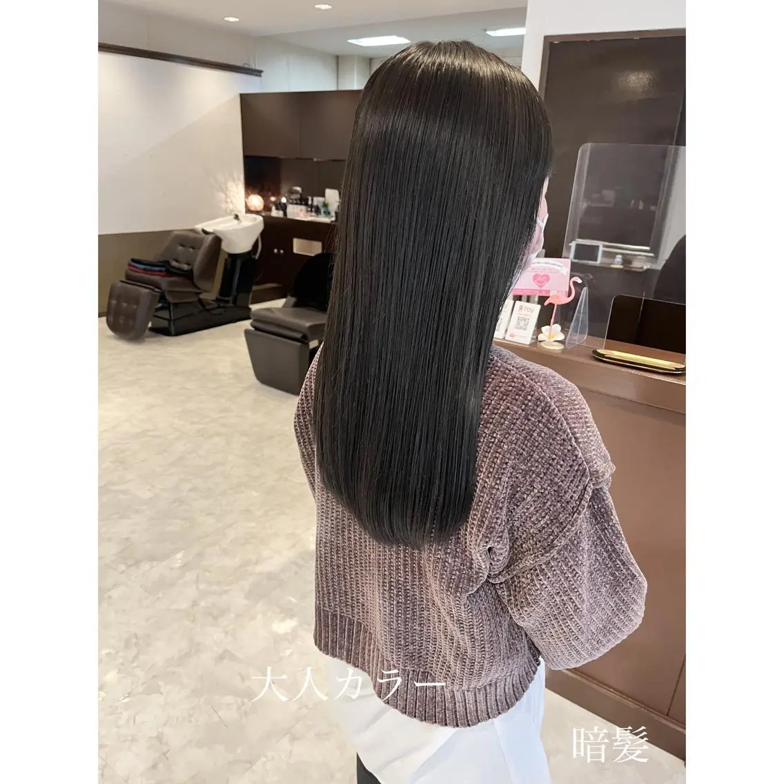 ロング カラー カット ヘアカラー トリートメント 坂井田 浩樹のヘアスタイル