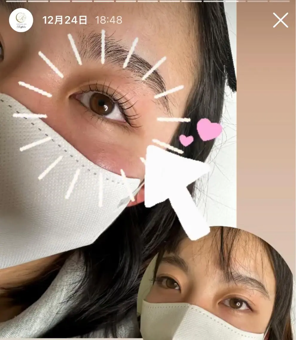 まつ毛パーマの写真
