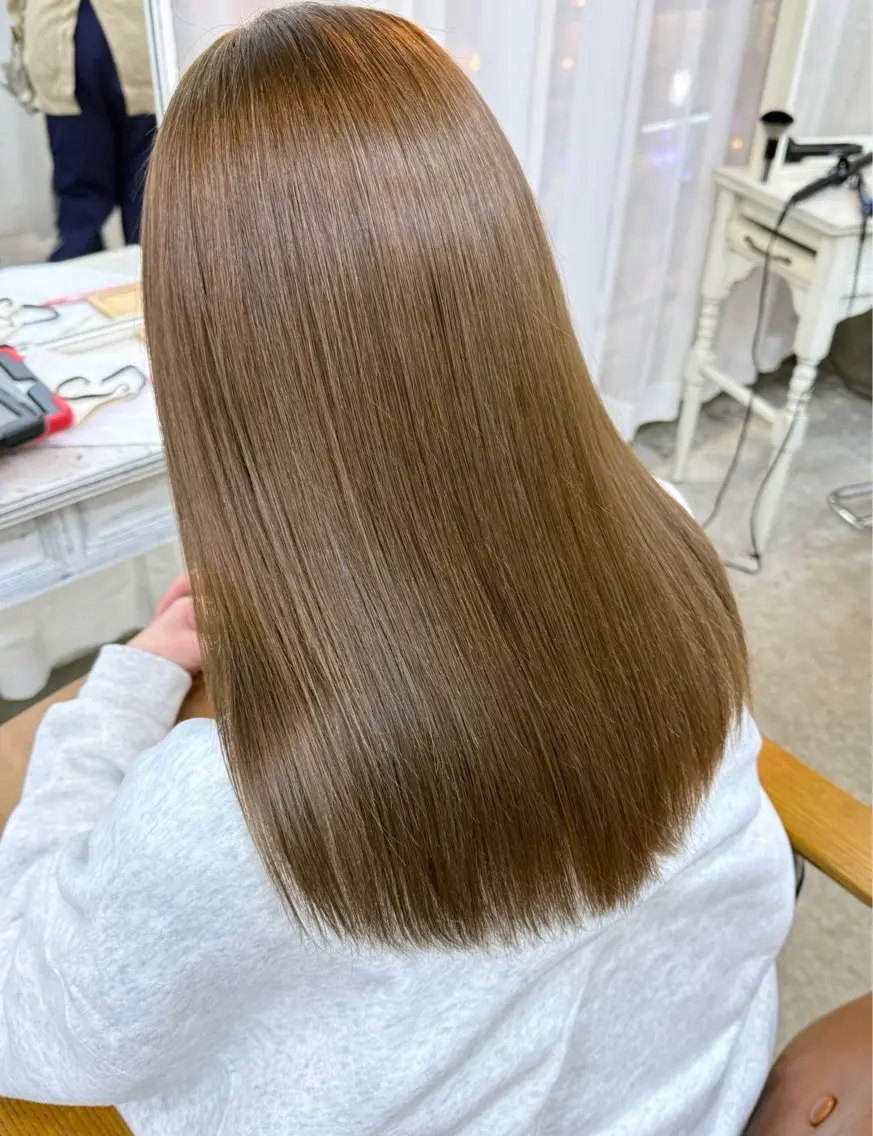 【潤艶が叶う👼🏻💕】ワンカラー＋潤艶トリートメントの写真