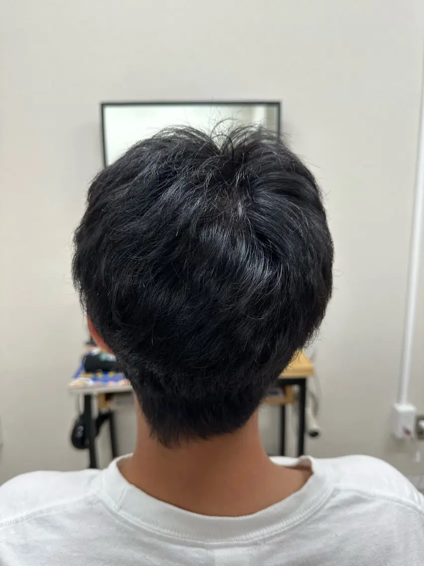 ショート カラー メンズ アッシュ 0choir kodaiのヘアスタイル