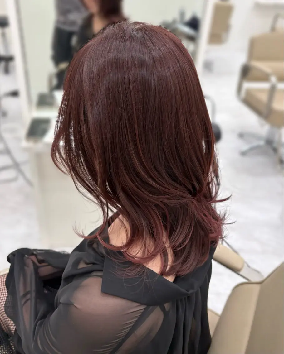 カラー ヘアカラー 河合 愛実のヘアスタイル