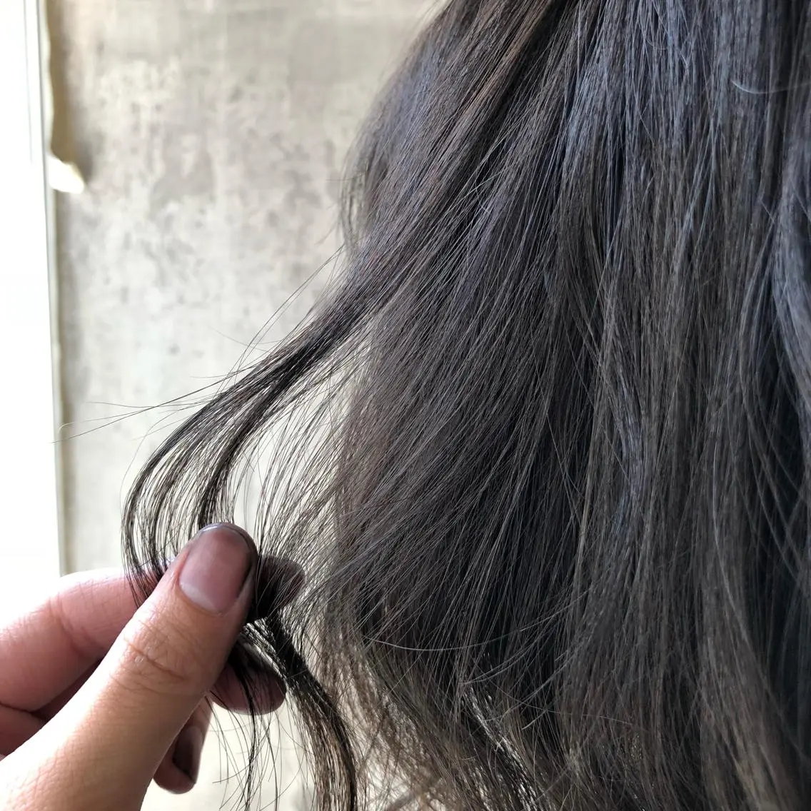 ミディアム カラー ブリーチ ブリーチなしカラー 菅沢 奈生のヘアスタイル