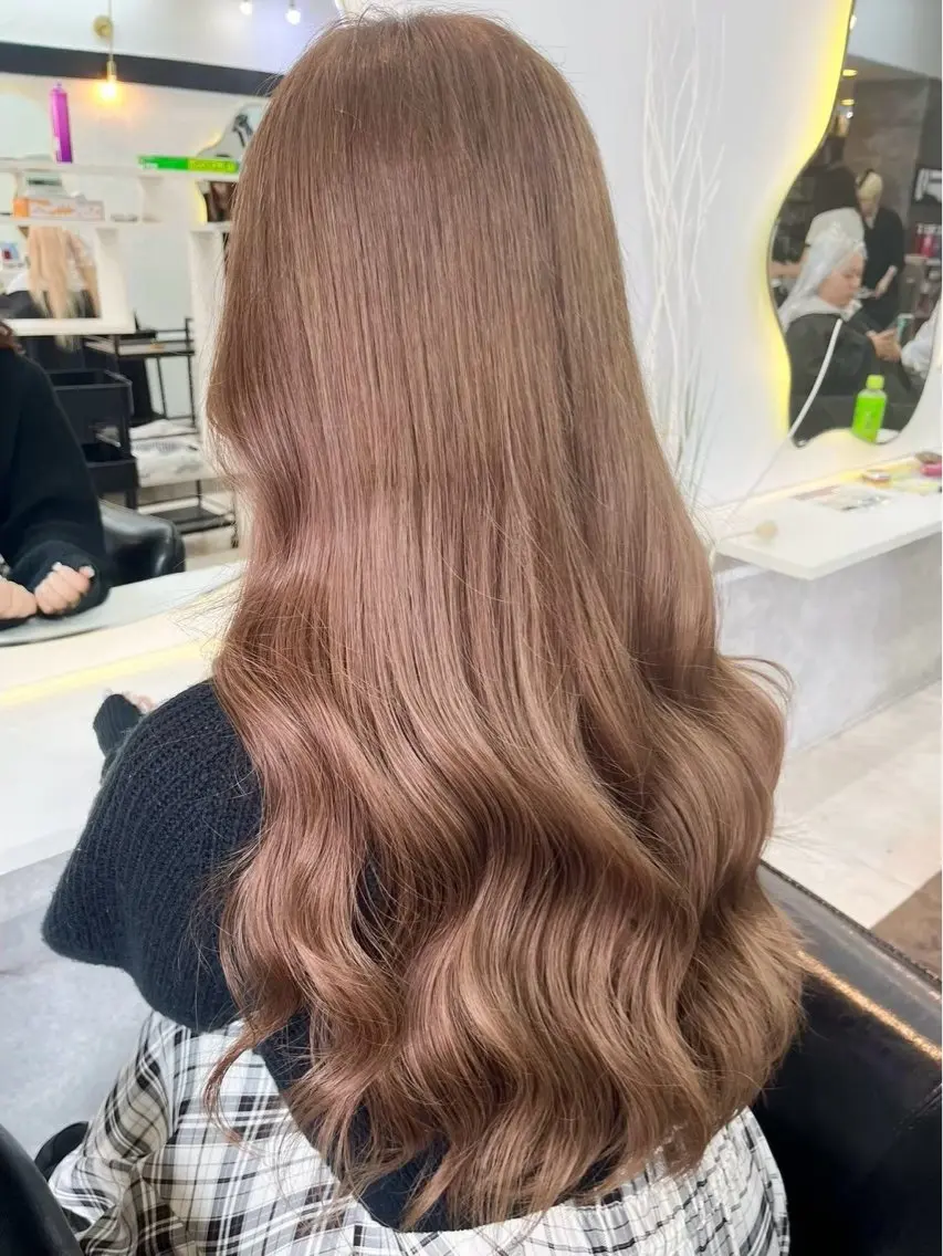 ロング カラー ‪💄心 葉/大宮 /ワンカラー🖤のヘアスタイル