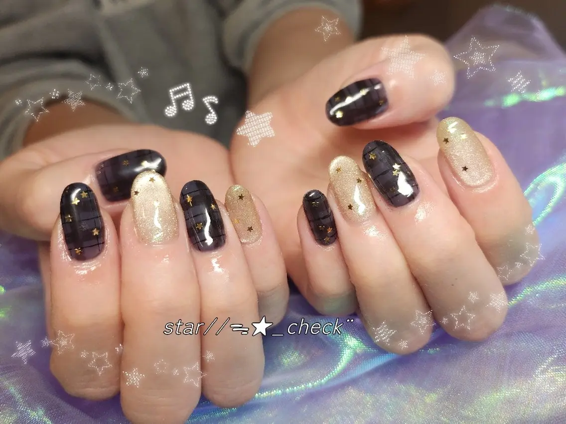 ネイル ハンドネイル 💜bora .のネイルデザイン