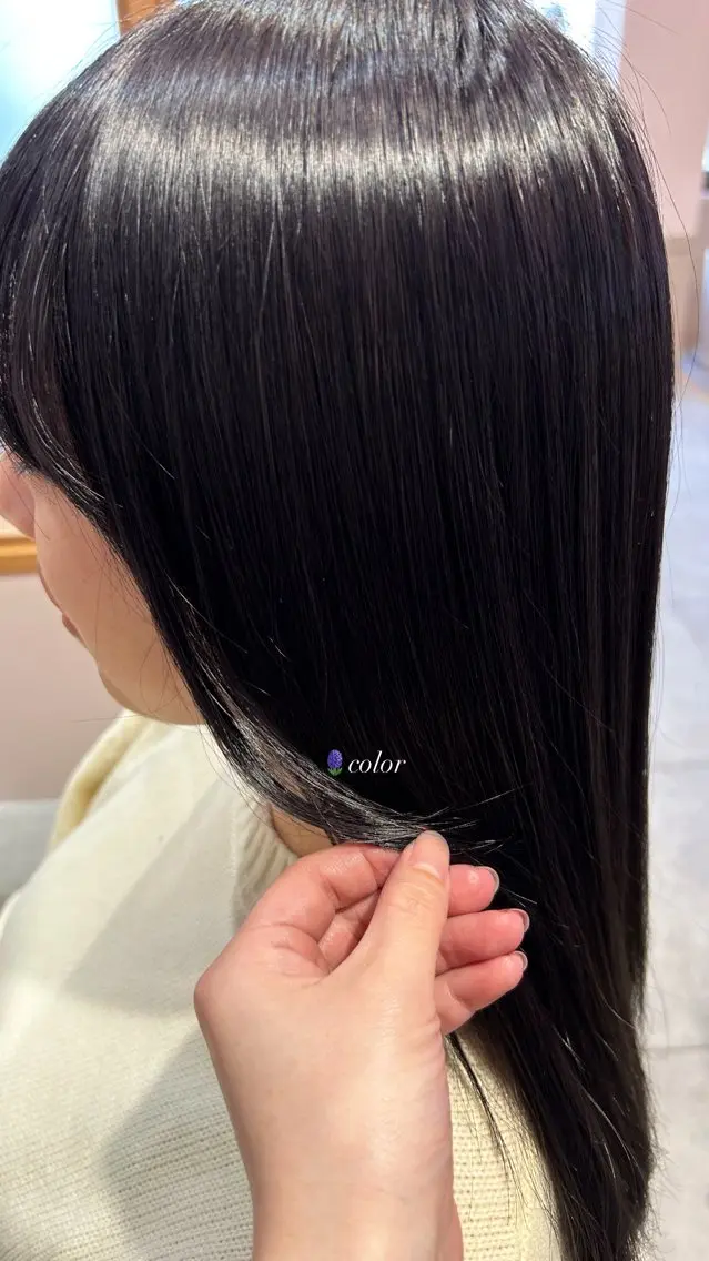 【プレミアムケア✩.*˚】カット+カラー+縮毛矯正+8stepプレミアムトリートメントの写真