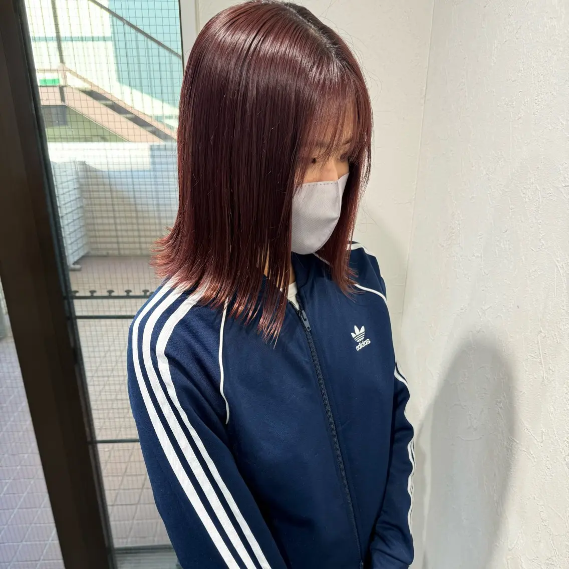 ミディアム カラー ヘアカラー トリートメント shiho .のヘアスタイル