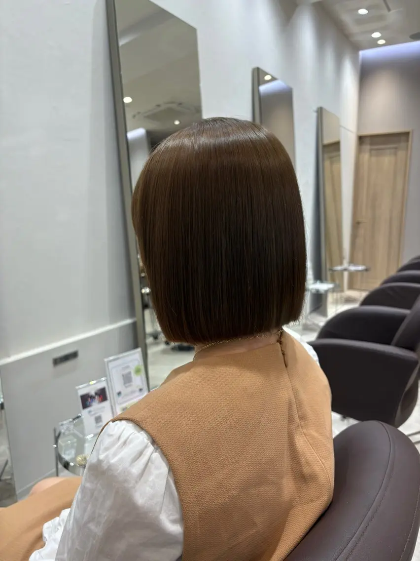 ショート カラー カット ヘアカラー トリートメント 艶カラー/レイヤー /atsumi🪷のヘアスタイル