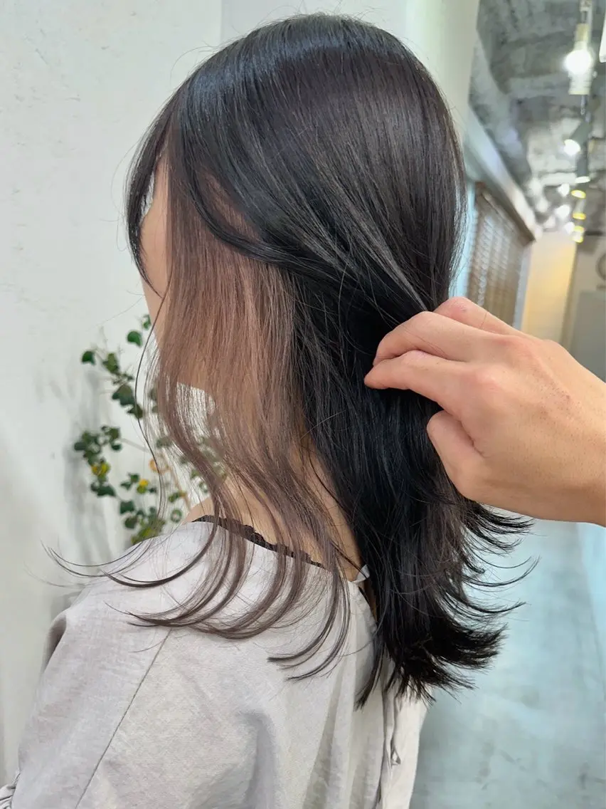 カラー カット ヘアカラー トリートメント ブリーチダブルカラー 【koide】のヘアスタイル
