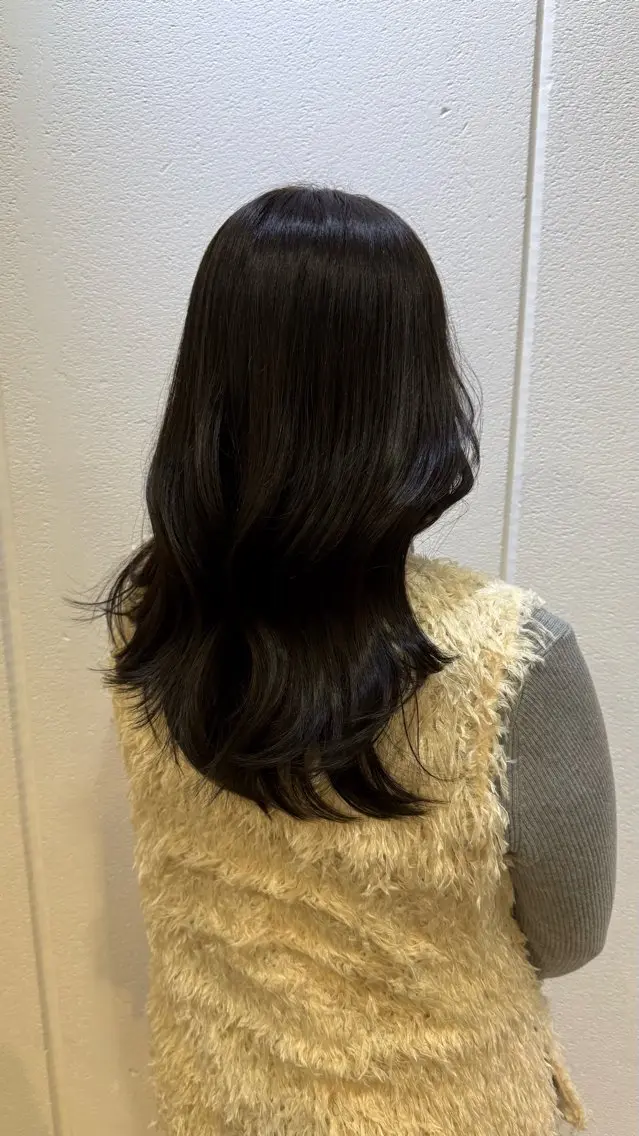 ロング カラー カット ヘアカラー トリートメント Lolonois梅田 /Okazaki:)のヘアスタイル