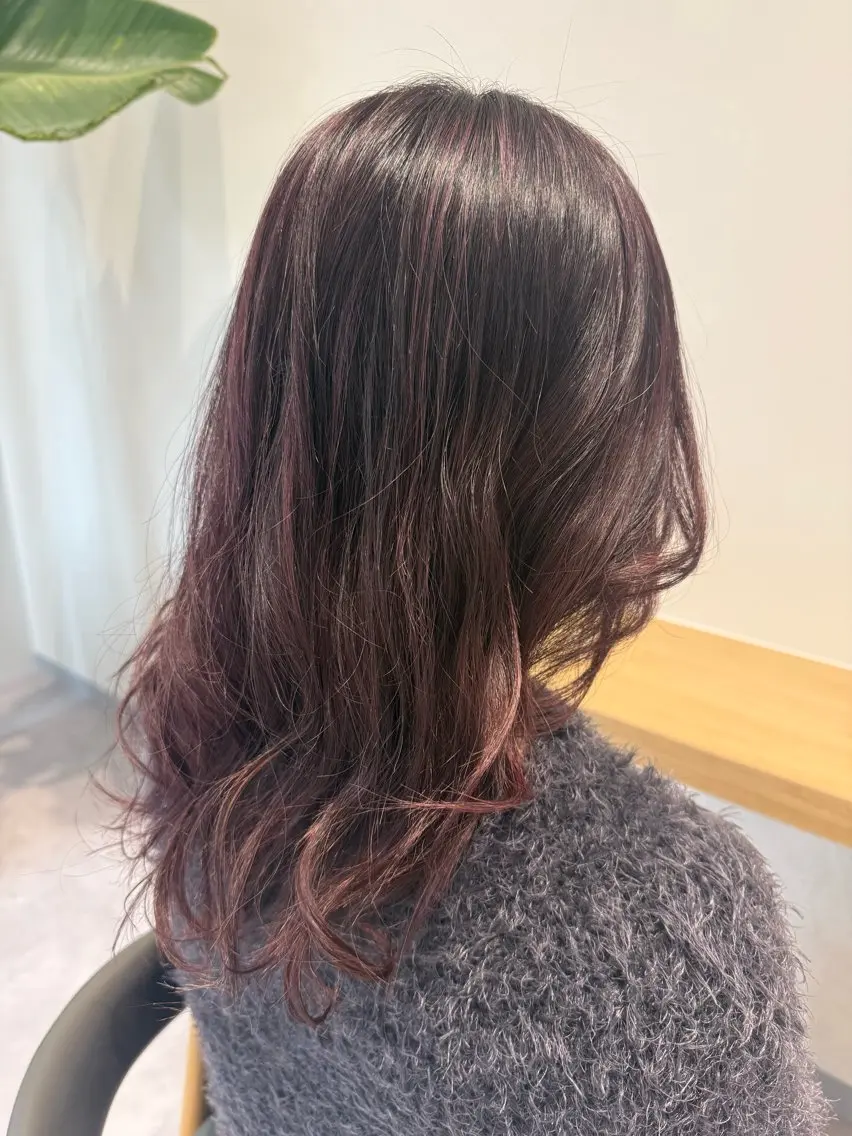 カラー カット ヘアカラー トリートメント 長谷川 紗羅のヘアスタイル