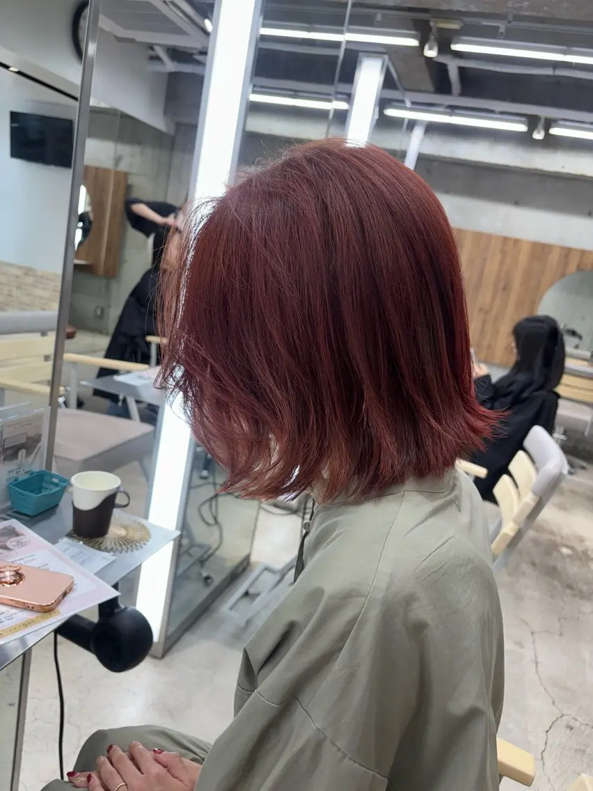 ミディアム ヘアカラー トリートメント モテ♡hair 🎠🫧ERIのヘアスタイル