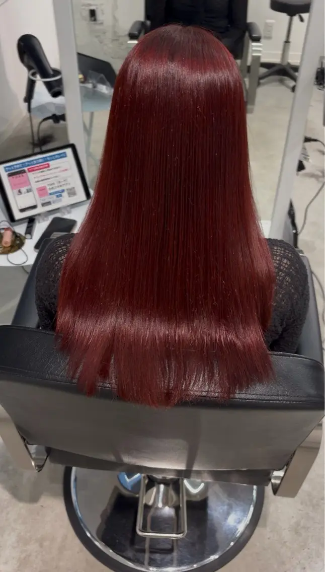 セミロング カラー 金澤 翔太のヘアスタイル