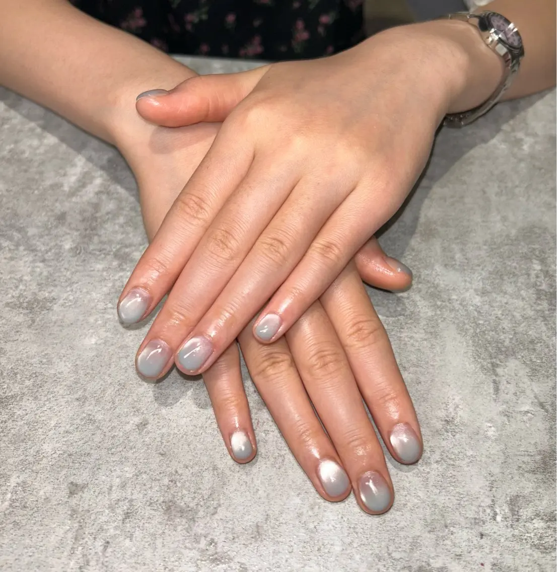 ネイル グラデーション ハンドネイル Larme himenaのネイルデザイン