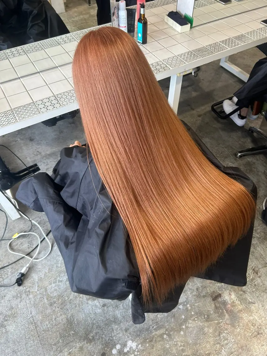 ロング カラー ヘアアレンジ ヘアカラー 高島 凜のヘアスタイル