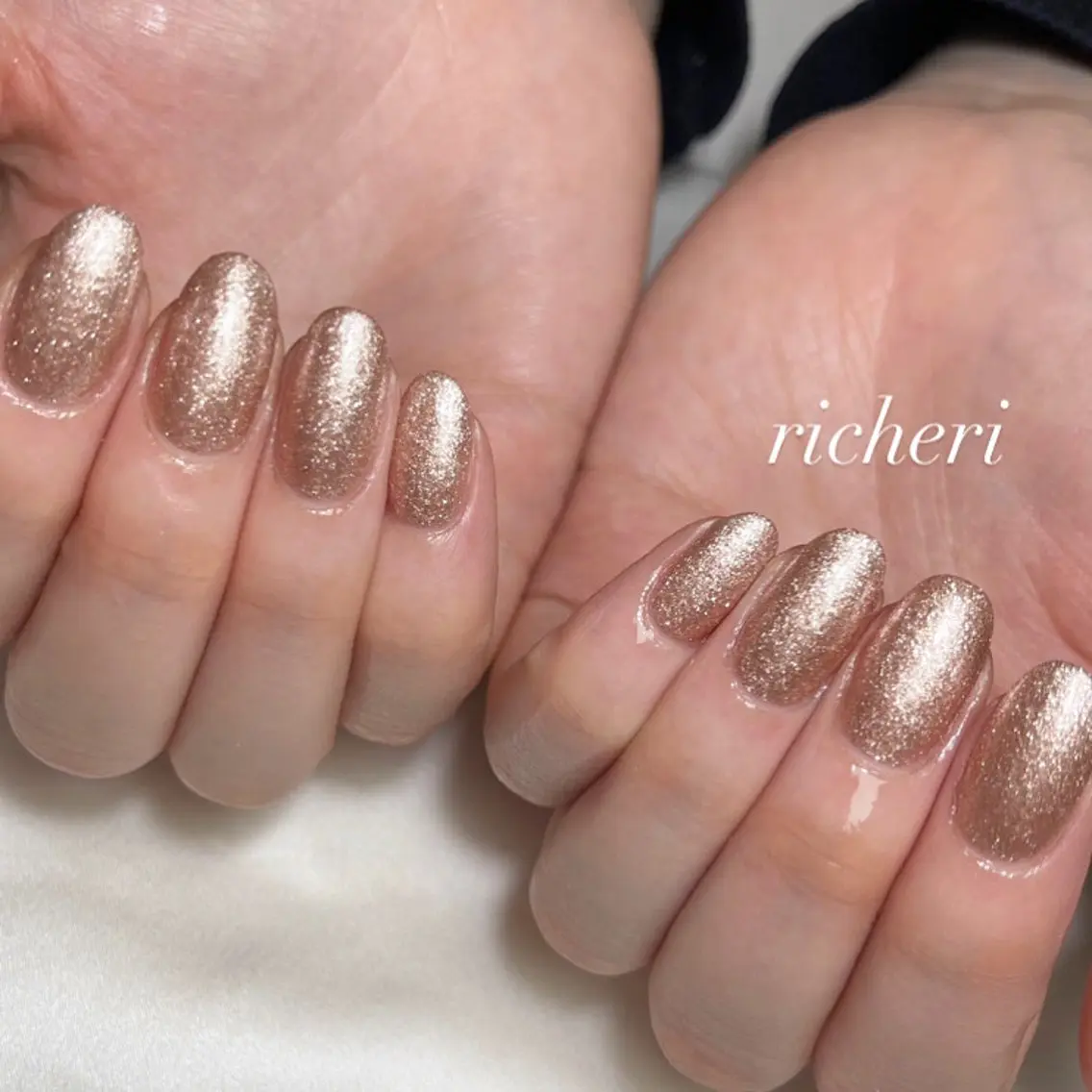 ミディアム ネイル ハンドネイル richeri beautyのエステ・リラクイメージ