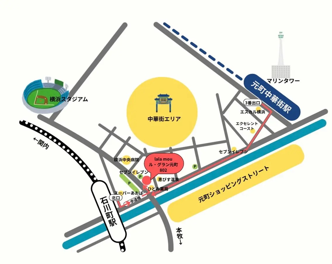 横浜元町|呼吸ケア サロンlalamouのエステ・リラクイメージ