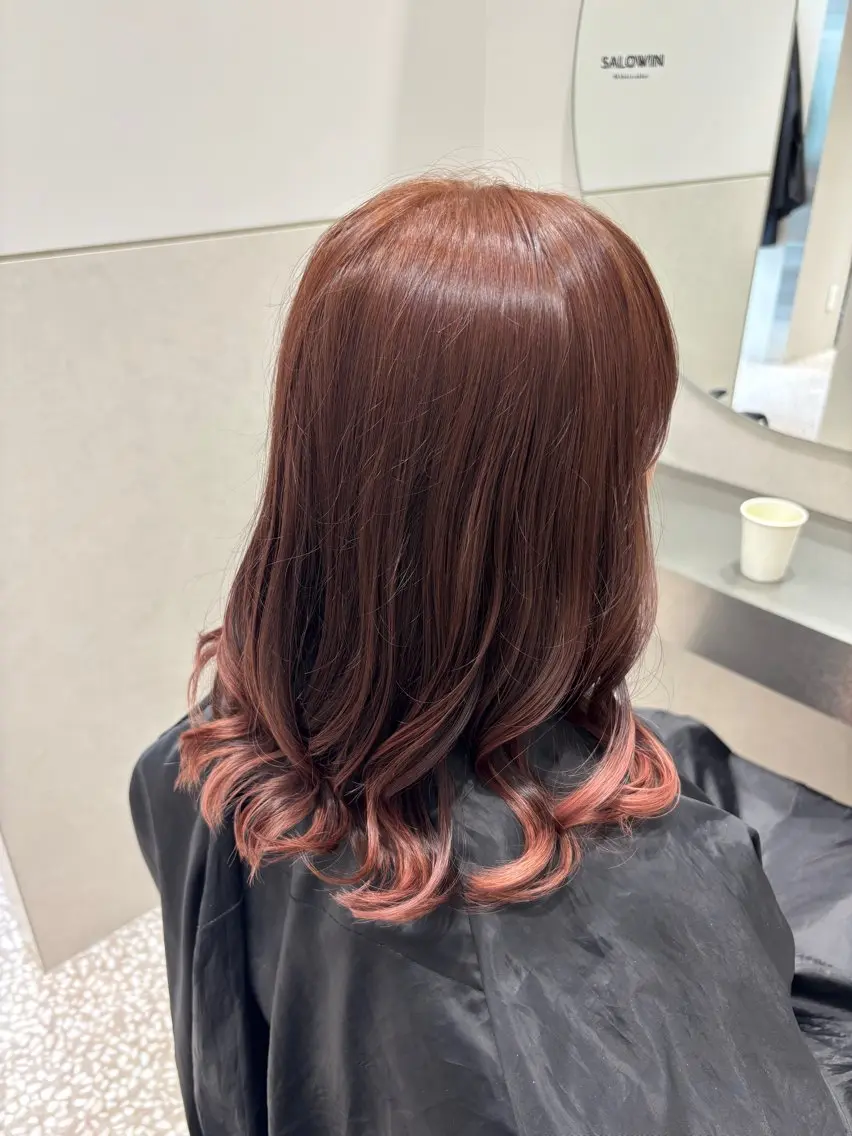 ミディアム ヘアカラー トリートメント kazufumi ..のヘアスタイル