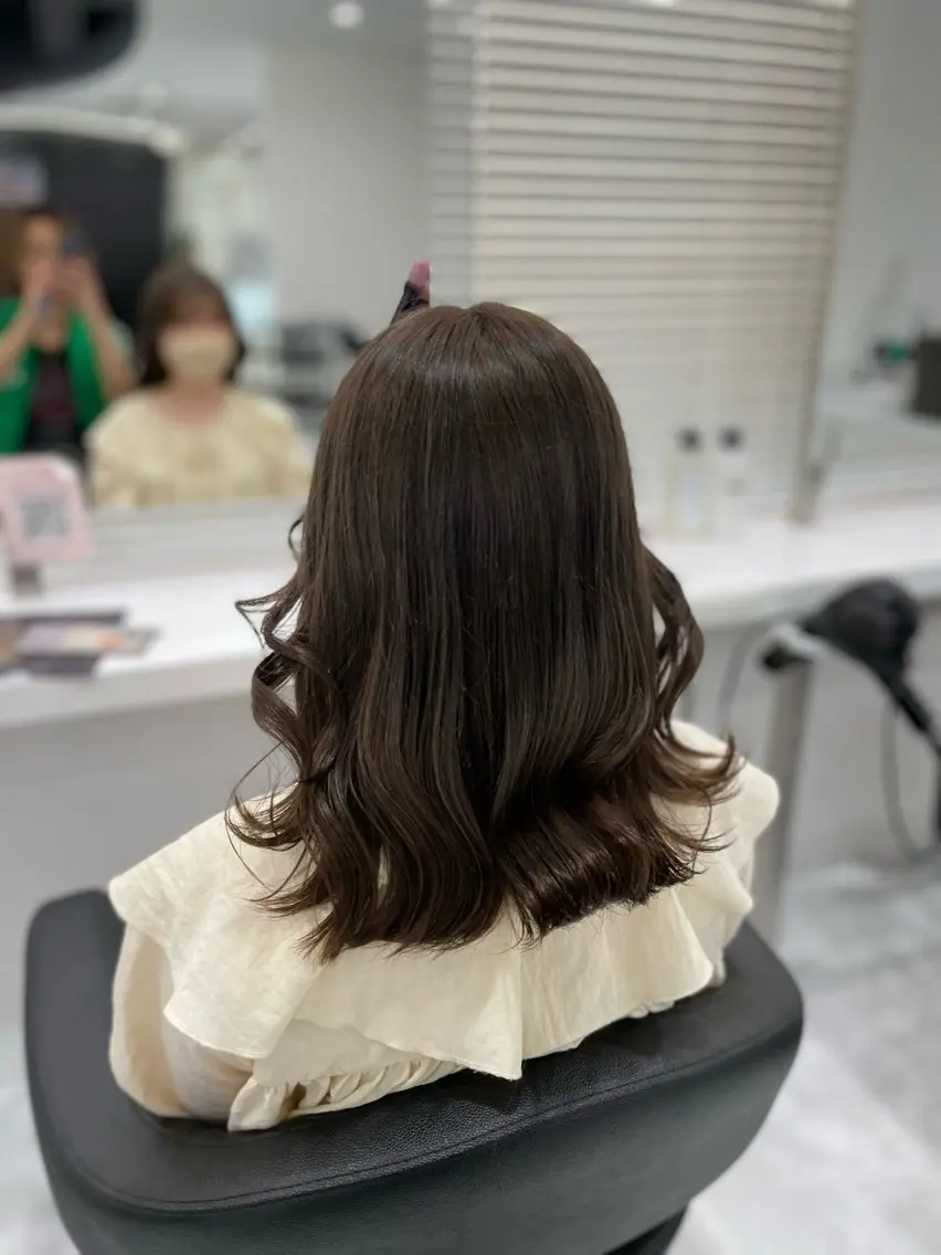 ミディアム 💍大人デザイン /ハイトーン♡リクトのヘアスタイル