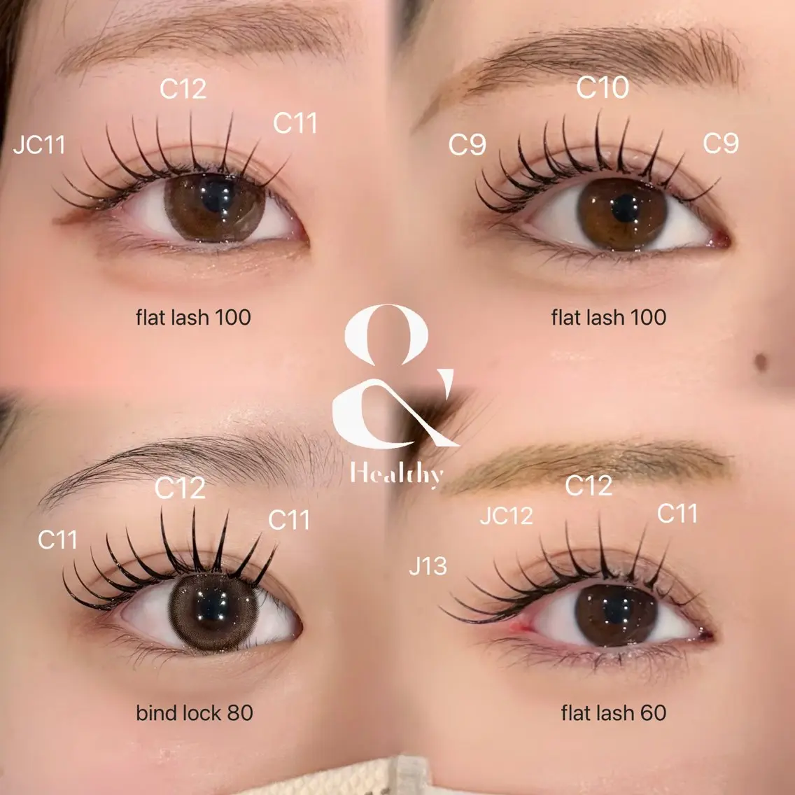 マツエク・マツパ バインドロック フラットラッシュ マツエク Olivia 村上のマツエク・マツパデザイン