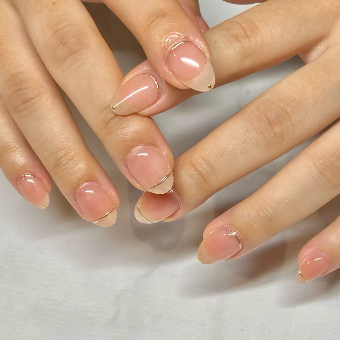 ネイル ミラーネイル ワンカラーネイル シンプルネイル Loca.nails Kasumiのネイルデザイン