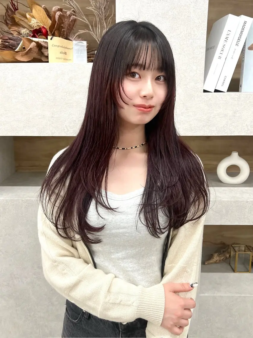 カット＋高発色カラー＋トリートメントの写真