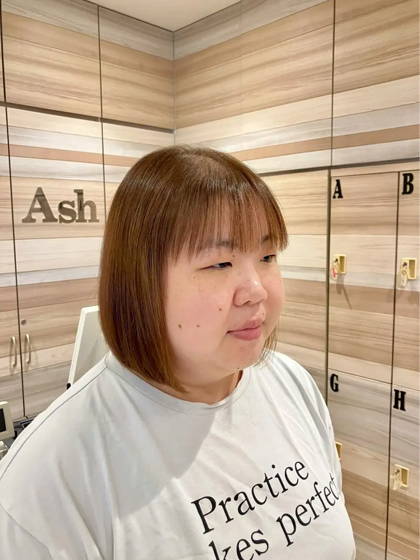 ミディアム 縮毛矯正 縮毛矯正 モデル様募集中🍏✨ Ash_Manamiのヘアスタイル