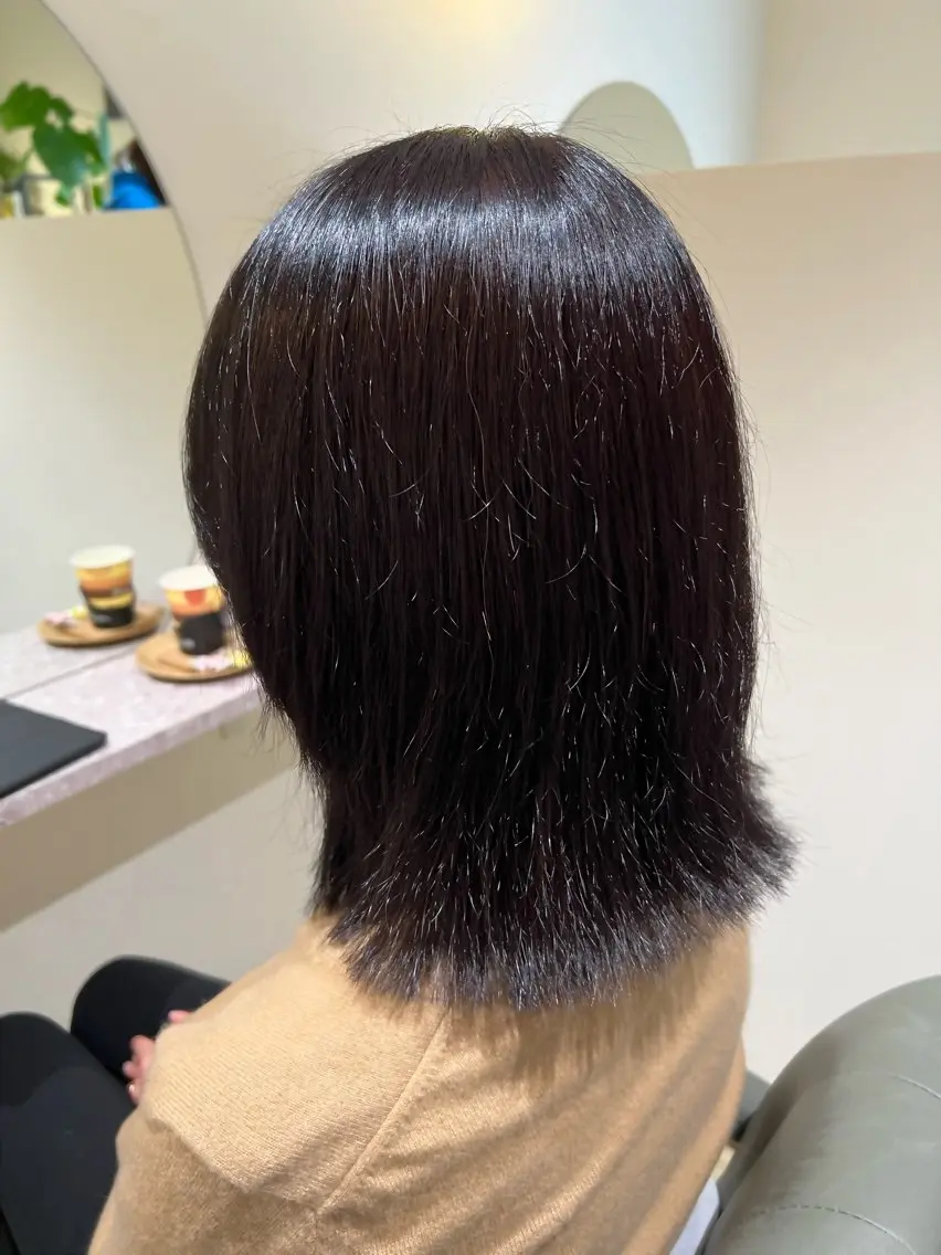 ミディアム 家坂 佑のヘアスタイル