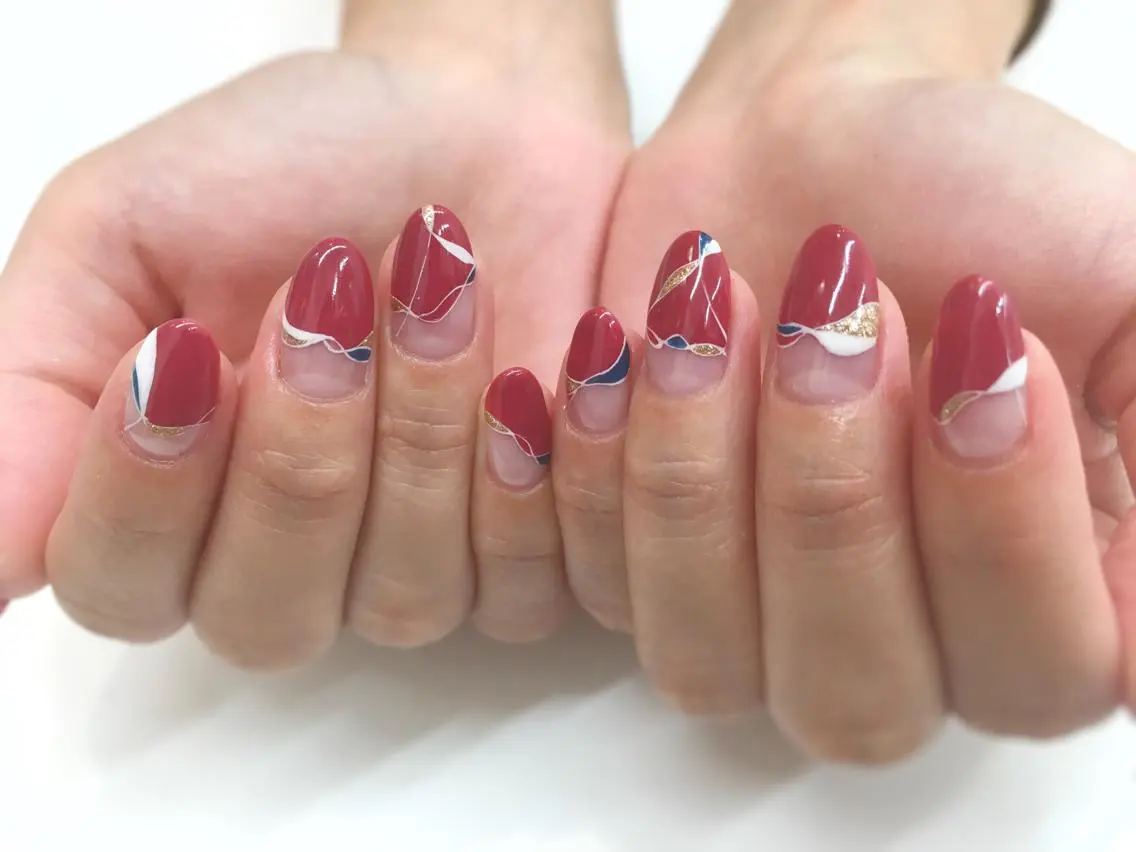 ネイル フレンチネイル NAILSALON RuINのネイルデザイン